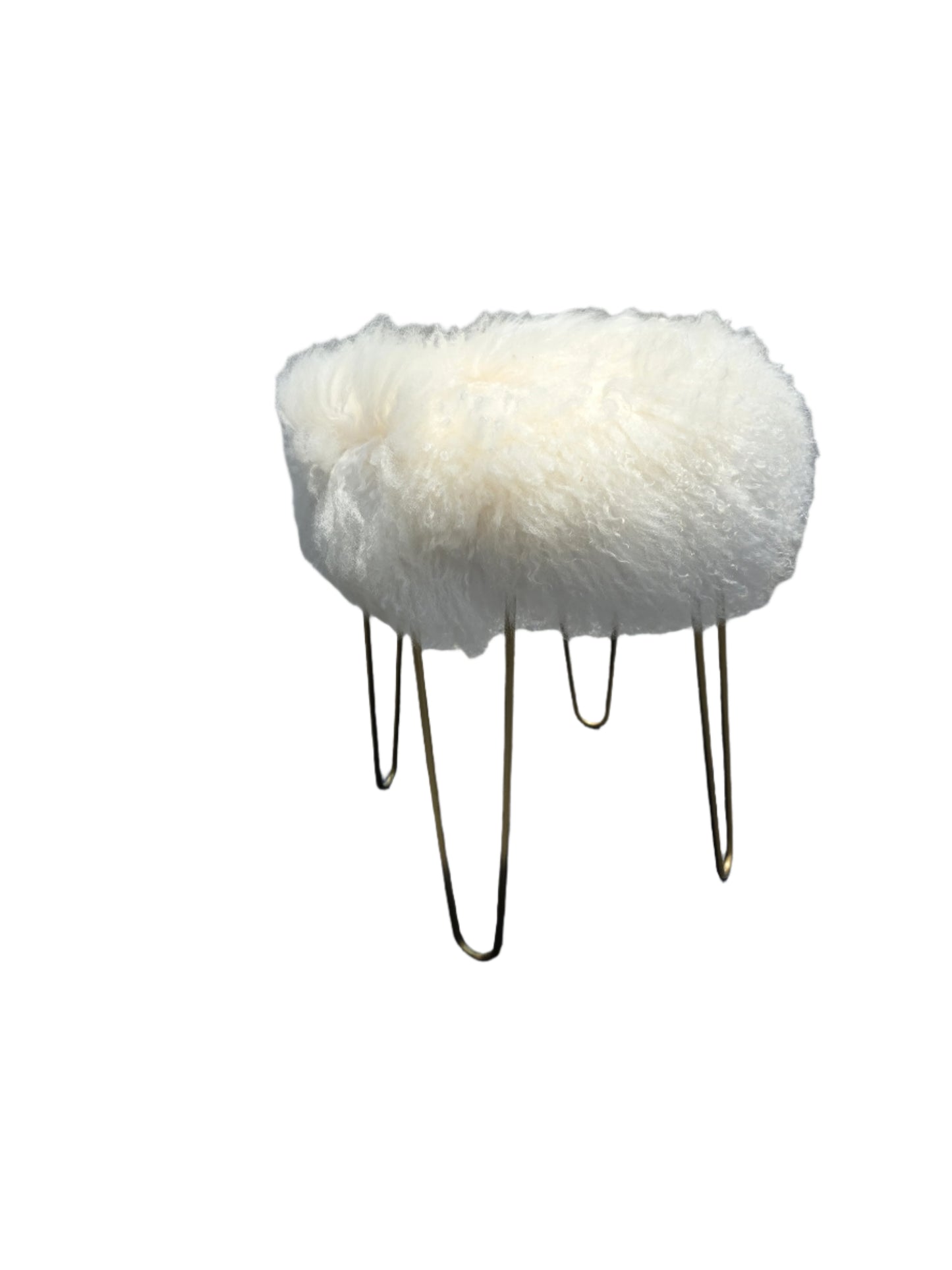 Faux Fur Hairpin Chair