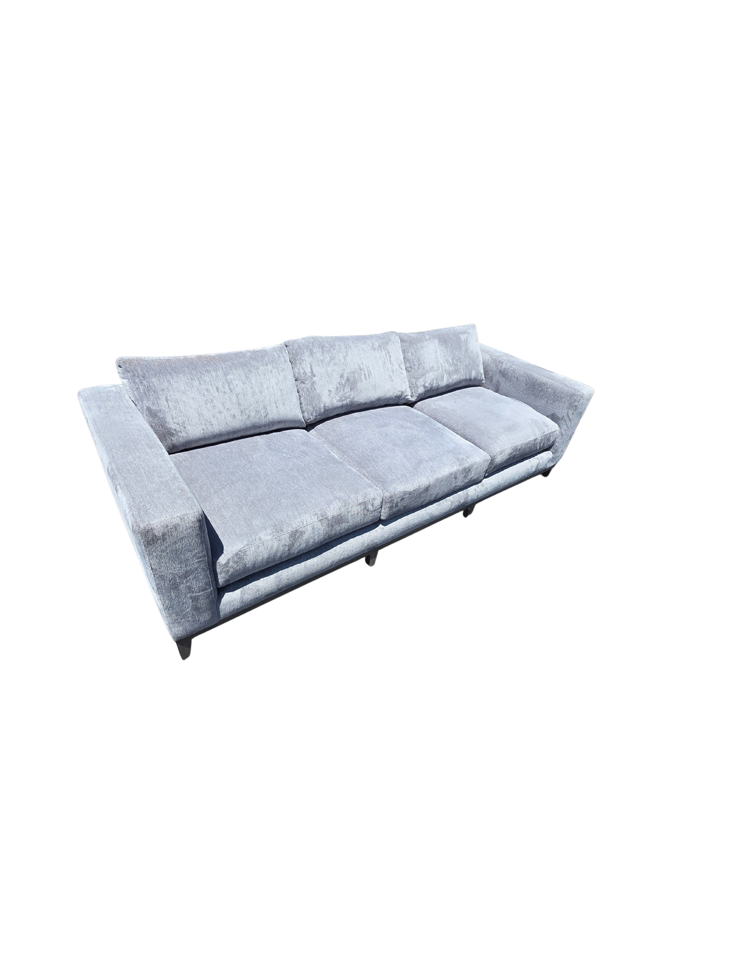 Gray Bernhardt Couch With Down Pillows