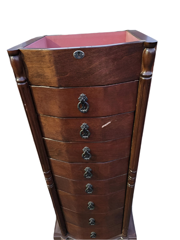 Tall Jewelry Chest