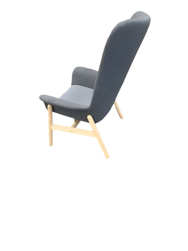 Gray IKEA Vedbo High Back Chair