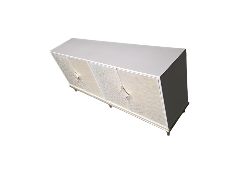 Brand New Hooker Furniture Capiz Shell 4-Door Entertainment Media Console