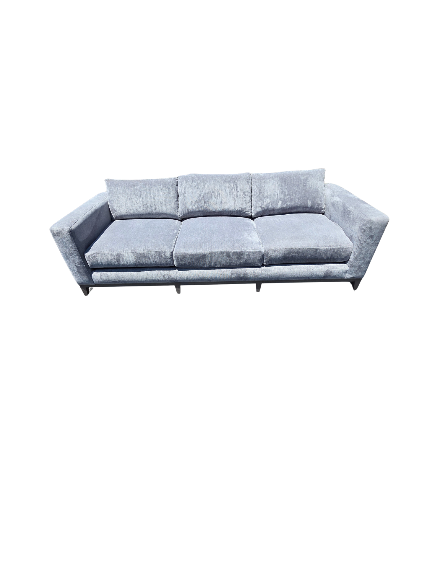 Gray Bernhardt Couch With Down Pillows