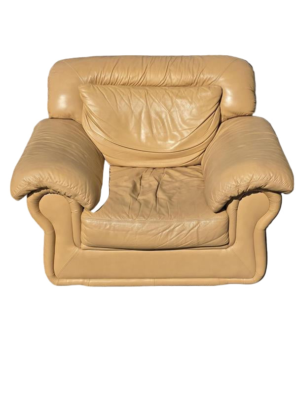 Tan Leather Arm Chair