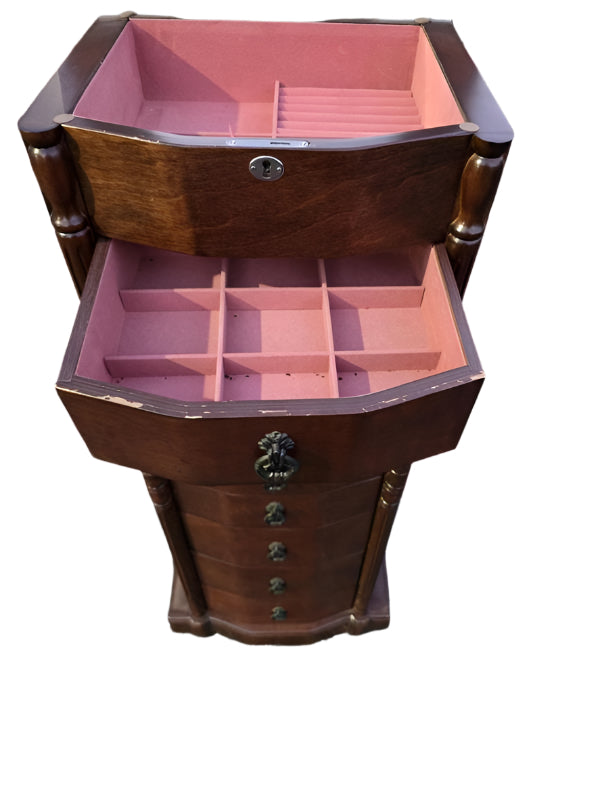 Tall Jewelry Chest