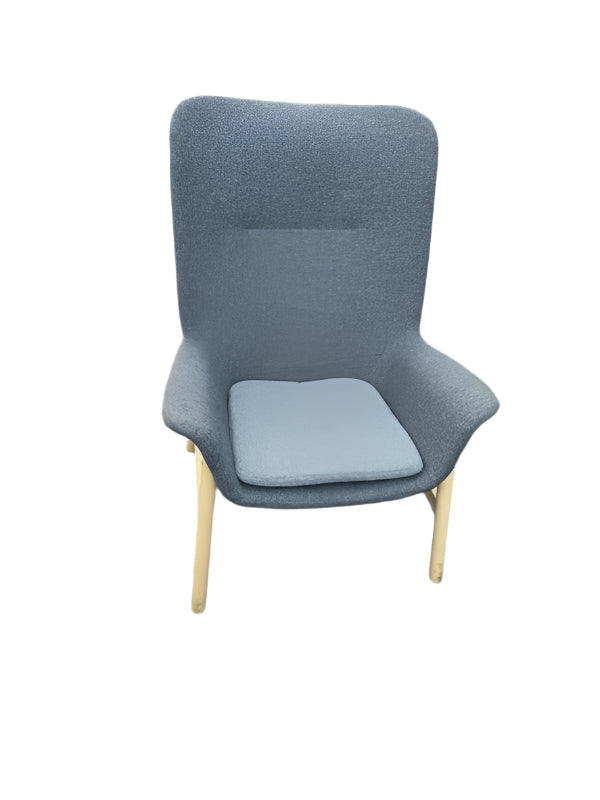 Gray IKEA Vedbo High Back Chair