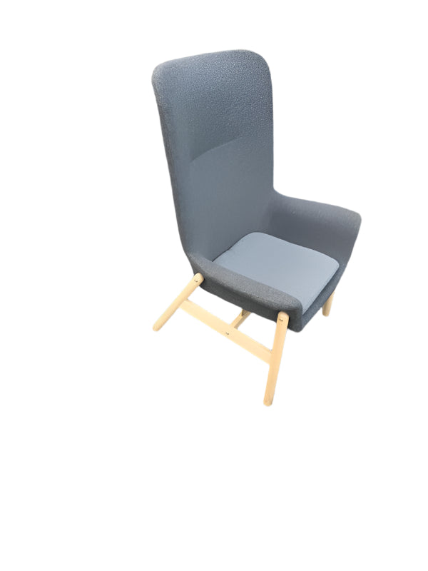 Gray IKEA Vedbo High Back Chair