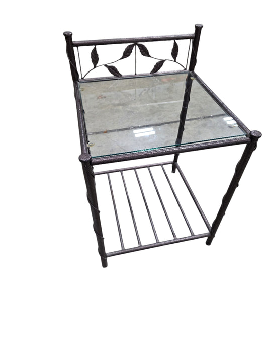 Glass End Table