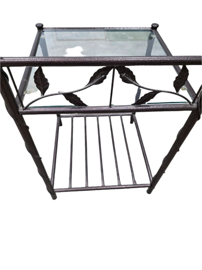 Glass End Table