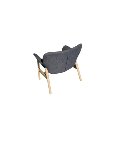 Gray Ikea Low Back Chair