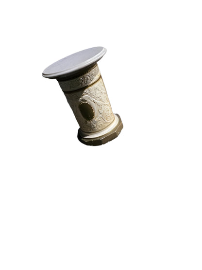 White Marble Top Pedestal Table