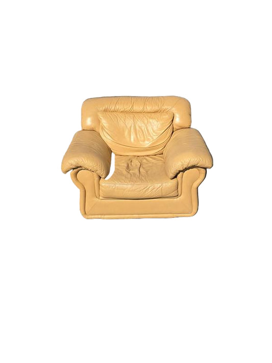Tan Leather Arm Chair