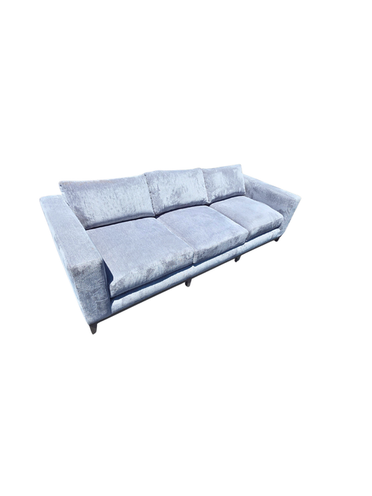 Gray Bernhardt Couch With Down Pillows